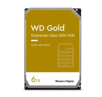 WD GOLD WD6004FRYZ 6TB SATA/ 6Gb/s 256MB cache 7200 ot., CMR, Enterprise