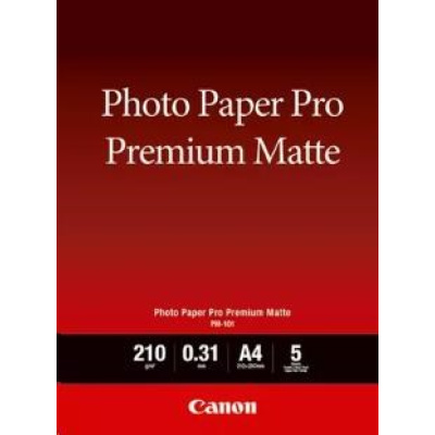Canon fotopapír PREMIUM MATTE PM-101, A4, 20ks, 210g/m