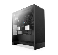NZXT skříň H7 Flow edition / ATX / 3x 120 mm fan / USB-C / 2x USB / prosklená bočnice / mesh panel / černá