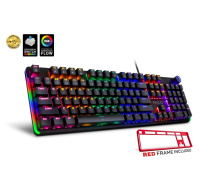 CONNECT IT Herní klávesnice NEO2 + Black, mechanická, USB, ARGB, CZ+SK, černá
