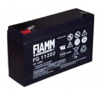 Baterie - Fiamm FG11202 (6V/12,0Ah - Faston 250), životnost 5let