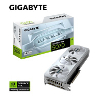 BAZAR - GIGABYTE VGA NVIDIA GeForce RTX 5070 EAGLE OC ICE 12G, 12G GDDR7, 3xDP, 1xHDMI - Poškozený obal (Komplet)