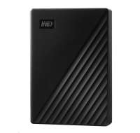 BAZAR - WD My Passport Portable 5TB, Externí HDD, USB 3.0, černá (Bez příšlušenství)