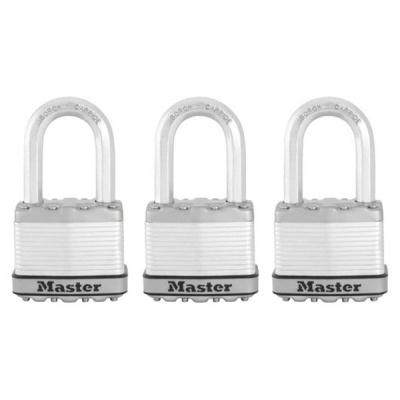 Master Lock Excell M5EURTRILF Set 3 ks titanových visacích zámků
