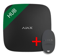 Ajax SET Hub black + DÁREK ZDARMA SpaceControl black