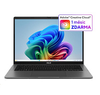 ASUS NTB Vivobook S14 (M3407KA-OLED115Z), AI 5 330, 14" WUXGA, 32GB, 512GB SSD, Radeon, No OS, Matte Gray
