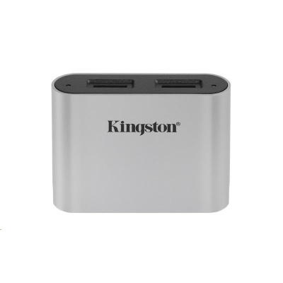 Kingston čtečka karet, USB3.2 Gen1 Workflow Dual-Slot microSDHC/SDXC UHS-II Card Reader čtečka karet