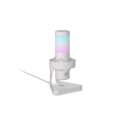 ENDORFY Mikrofon AXIS Streaming Onyx White, USB, 3.5mm jack, bílá