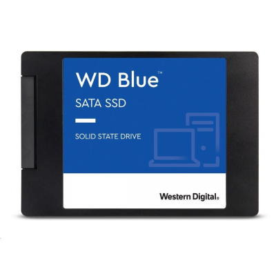 WD BLUE SSD 3D NAND WDS100T3B0A 1TB SA510 Powered by SanDisk, SATA/600, (R:560, W:520MB/s), 2.5"