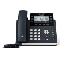 Yealink SIP-T43U IP telefon, 3,7" 360x160 grafický, 2x RJ45 10/100/1000, PoE, 12x SIP, 2x USB, bez adaptéru