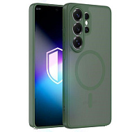 3mk ochranný kryt Misty MagCase Green pro Samsung Galaxy S26 Ultra