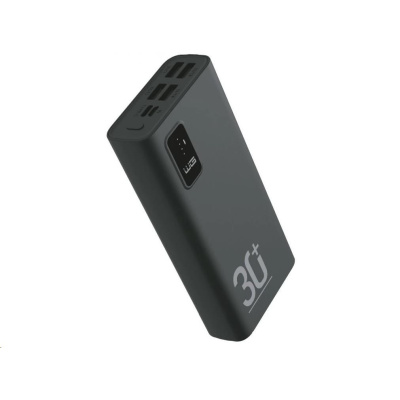 WG - Power Bank 30000 mAh, USB-C PD 20W, černá