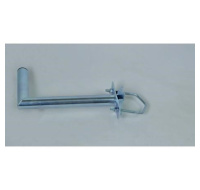 Držák antény na balkón s vinklem, galvanický zinek, délka 35cm