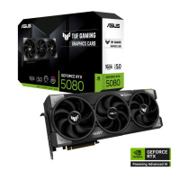 ASUS VGA NVIDIA GeForce RTX 5080 TUF GAMING 16GB, 16GB GDDR7, 3xDP, 2xHDMI