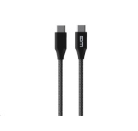 WG - Datový kabel Type-C na Type-C, 1,5 metrů, 5A, 140W, černá