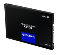 GOODRAM SSD CL100 Gen.3 480GB, SATA III, 2.5", (R:540/W:460MB/s)