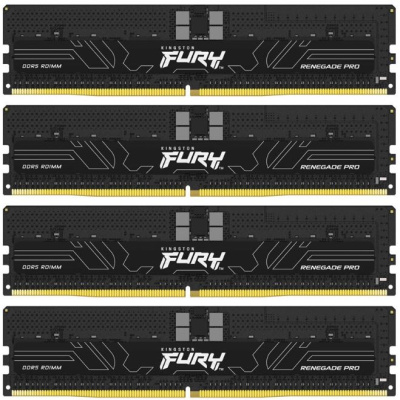 KINGSTON DIMM DDR5 64GB (Kit of 4) 6000MT/s CL32 FURY Renegade Pro ECC Reg PnP