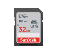 SanDisk SDHC karta 32GB Ultra (R:120/W:120 MB/s, UHS-I, C10)
