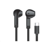 WG - Sluchátka s konektorem Type-C, Vortex Vibe, drátové, black