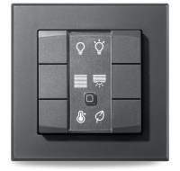 Homematic IP  Nástěnný dálkový ovladač - 6 tlačítek, antracit - HmIP-WRC6-A