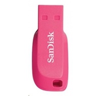 SanDisk Flash Disk 32GB Cruzer Blade, USB 2.0, růžová