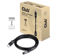 Club3D Kabel prodlužovací DisplayPort 1.4 HBR3 8K60Hz (M/F), 2m, 28 AWG