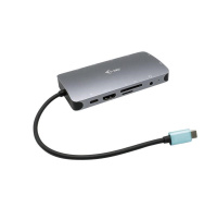 i-tec USB-C Metal Nano Dock HDMI/VGA with LAN + Power Delivery 100W + Charger 100W (bundle)
