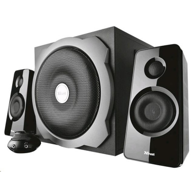 BAZAR - TRUST Reproduktory 2.1 Tytan Subwoofer Speaker Set - black, černá - Poškozený obal (Komplet)