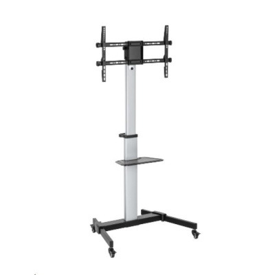 ALU pojízdný stojan Brateck FS44-46TW pro TV 37"-86" 50kg police