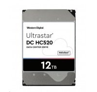 Western Digital Ultrastar® HDD 12TB (HUH721212ALN600) DC HC520 3.5in 26.1MM 256MB 7200RPM SATA 4KN ISE