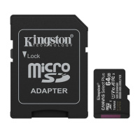 Kingston MicroSDXC karta 64GB Canvas Select Plus, U1, V10, A1, SD Adaptér