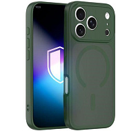 3mk ochranný kryt Misty MagCase Green pro Apple iPhone 17 Pro Max