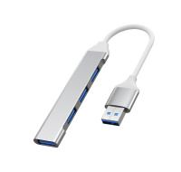 PremiumCord Hub USB3.2A na USB3.2 A + 3x USB2.0 A, SuperSpeed 5Gbps, hliníkové pouzdro