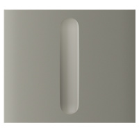 Ajax CenterButton (Dimmer) vertical - Středový kryt stmívatelného tlačítka, vertikální instalace, olivová