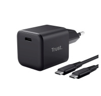 TRUST GaN Nabíječka MAXO 65W, USB-C, černá