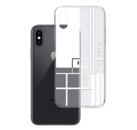 3mk ochranný kryt Ferya Slim case pro Apple iPhone Xs Max, LINE White