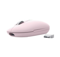 TRUST Myš Seron Hyperscroll Slim, Bezdrátová, růžová