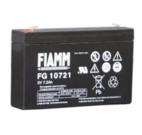 Baterie - Fiamm FG10721 (6V/7,2Ah-Faston 187), životnost 5let