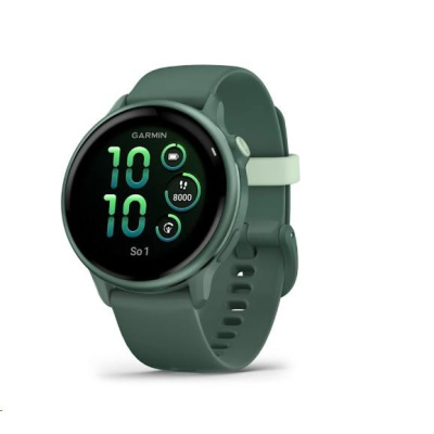 Garmin vívoactive® 6 Metallic Jasper Green / řemínek Jasper Green