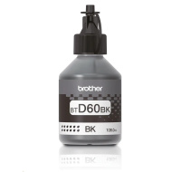 BROTHER INK BT-D60BK black pro T4xx, T5xx, T7xx, T9xx cca 6000 stránek, bezpigmentový - INKTANK