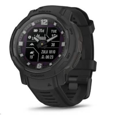 Garmin Instinct® Crossover Solar – Tactical Edition, Černý