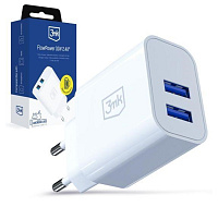 3mk FlowPower 10W 2.4A 2A White