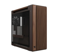 ASUS case PROART PA602 WALNUT WOOD RETRO TG, Mid Tower, průhledná bočnice, hnědá