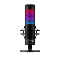 HyperX QuadCast S - USB Microphone (Black-Grey) - RGB Lighting (HMIQ1S-XX-RG/G) - Mikrofon