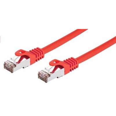 C-TECH kabel patchcord Cat6, FTP, červený, 2m