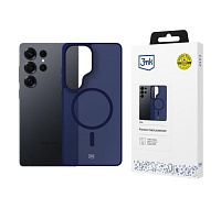 3mk ochranný kryt Smoke MagCase Blue pro Samsung Galaxy S25 Ultra