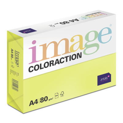 Antalis Papír Image Coloraction Ibiza - reflexní žlutá (NeoGb) A4 (80g/500ks)