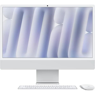 Apple iMac 24'' 4.5K display M4 chip 10-core CPU and 10-core GPU, 24GB, 512GB SSD - Silver