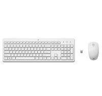 BAZAR - HP 230 Wireless Mouse and Keyboard Combo (White) CZ/SK - bezdrátová klávesnice a myš - pošk.obal