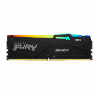 KINGSTON DIMM DDR5 16GB 5600MT/s CL40 FURY Beast Černá RGB